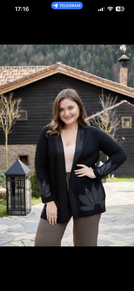 Kristal kumaş ceket